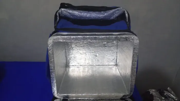 Mochila Bag Entregador 45L Com Isopor Metalizado