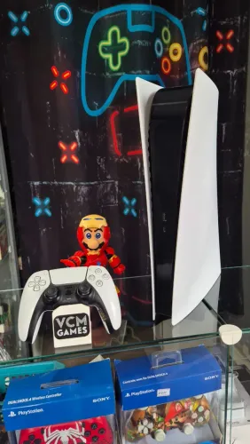 PS5, Seminovo, Garantia, aceito seu usado de entrada e cartoes ate 18x