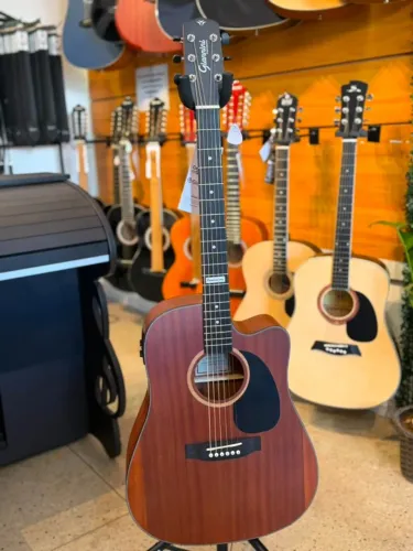 Violão Aço Eletroacústico Giannini Performance GF-1D CEQ Walnut Satin (WS)