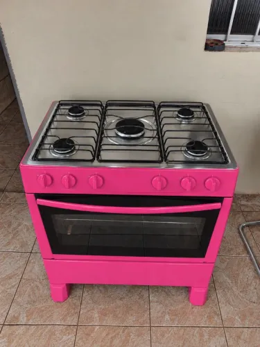 Fogao rosa pink 