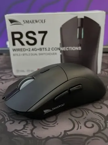 Mouse Gamer Smailwolf RS7 (Novo - Preto)