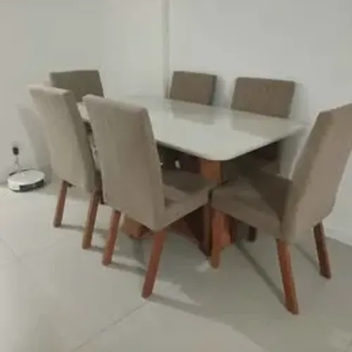 Mesa jantar + 6 cadeiras
