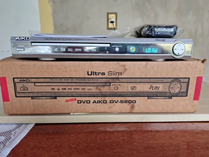 "" Leia o descritivo"";Leitor de DVD AIKO modelo DV-5200