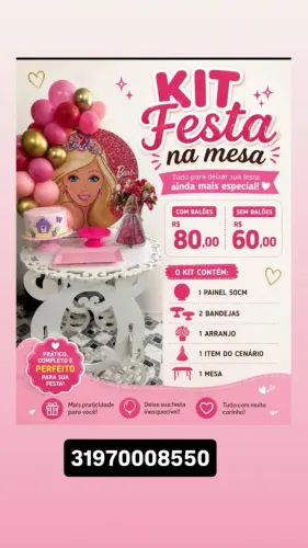 Pegue e monte e festa na mesa 