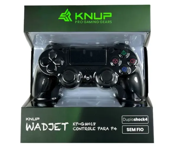 CONTROLE PS4 SEM FIO KNUP.