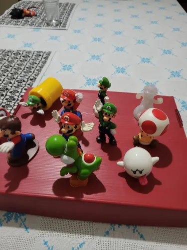 BONECOS SUPER MARIO MC DONALDS - Frete grátis