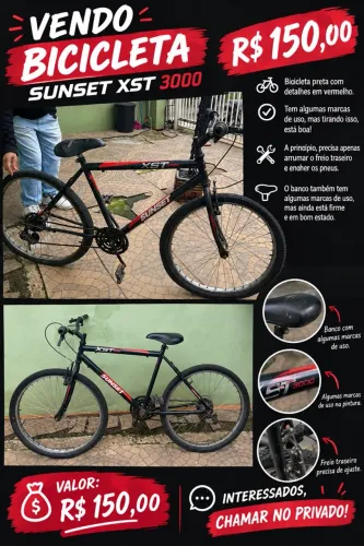 Vendo bicicleta