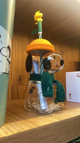 Copo de vidro Snoopy Starbucks - Halloween