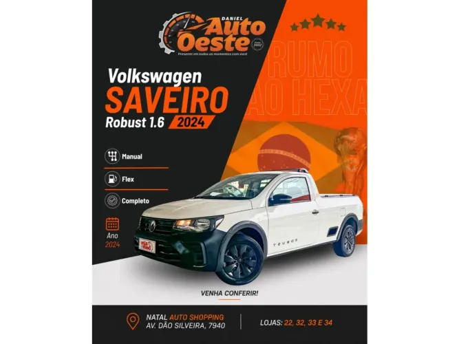 Volkswagen Saveiro Robust 1.6 Total Flex 16V 2024