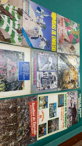 CARNAVAL, Samba enredo das Escolas de Samba Rio de Janeiro e São Paulo, 82 a 86, 9 LPs 