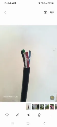Vendo 65 m de cabo de controle 5 x 1,5mm 1KV PVC Induscabos 