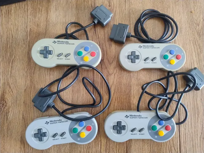 LOTE DE CONTROLES ORIGINAIS PARA SUPER FAMICOM