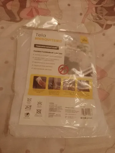 Tela mosquiteiro 1,3x 1,5m