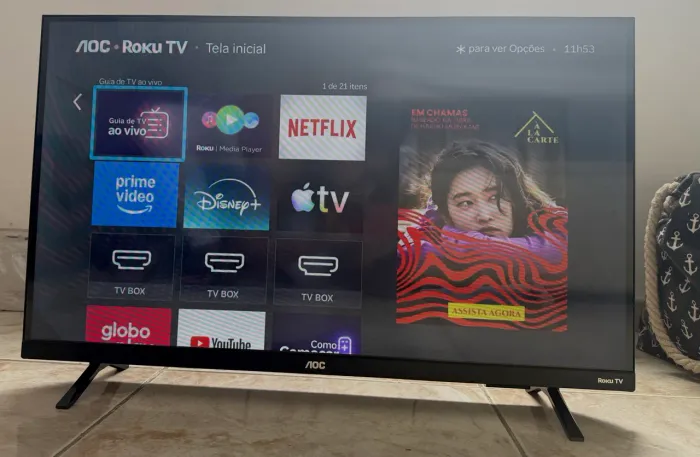 Smart TV AOC 32" LED Roku TV