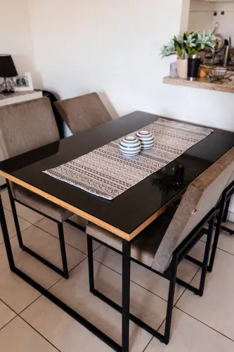 Mesa jantar estilo industrial 