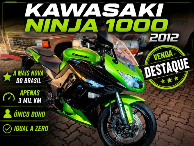 KAWASAKI NINJA 1000 2012 APENAS 3 MIL KM