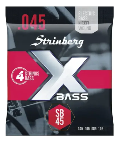 Encordoamento Strinberg SB-45 Contrabaixo 4 Cordas Nickel Wound 045