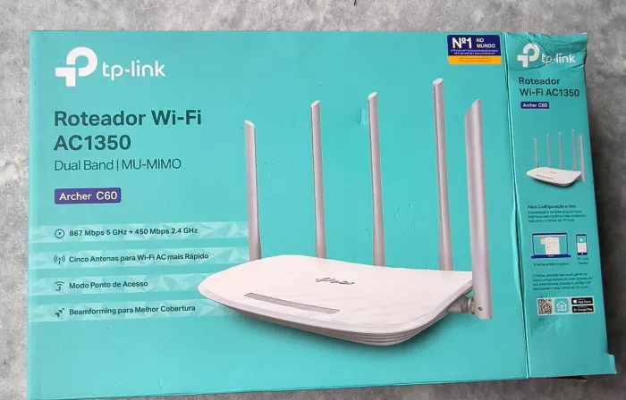 Tplink roteador AC1350 Archer C60 5 antenas 