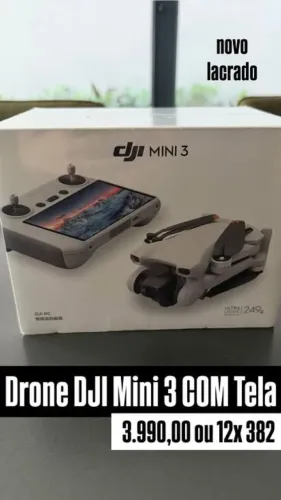 Drone DJI Mini 3 Standart com Tela Lacrado