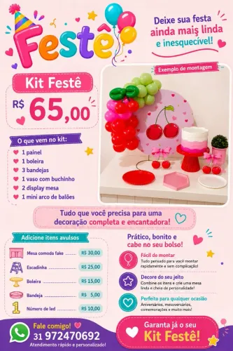 Festa na Mesa Pegue e Monte
