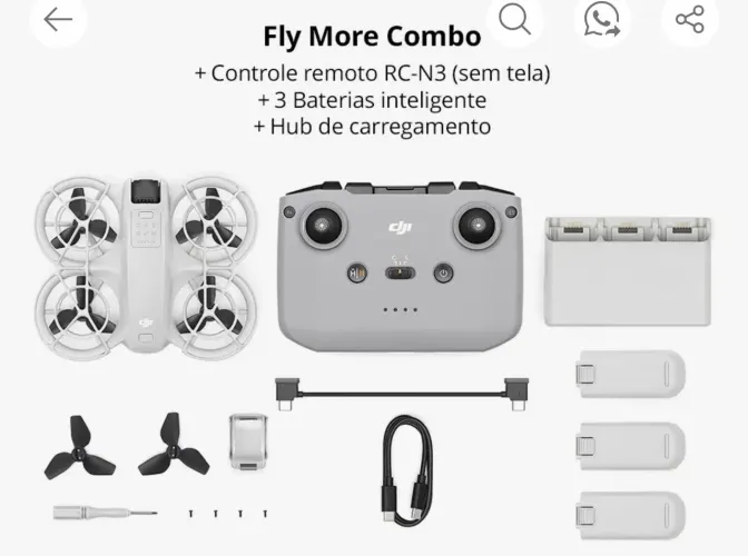 Drone neo 2 combo com controle NOVO