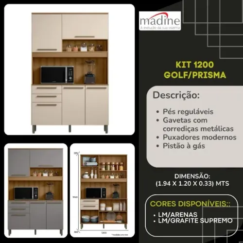 Kit Armario Cozinha Reflecta Nova
