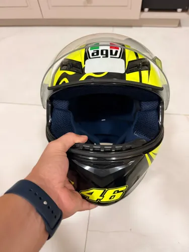 Capacete AGV K3 Valentino Rossi Original Estado de Zero - Pouco Uso
