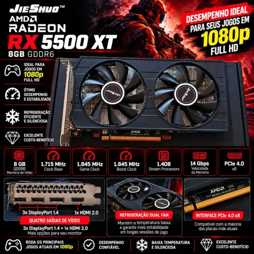 Rx 5500 XT 8gb Gddr6