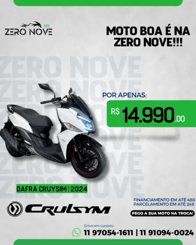 DAFRA CRUYSIM 150 | 2024 | 2.974 Km