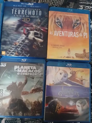 Blu ray de varios filmes