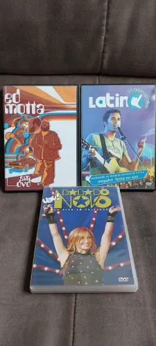 Kit DVDs Cantores Brasileiros - Show