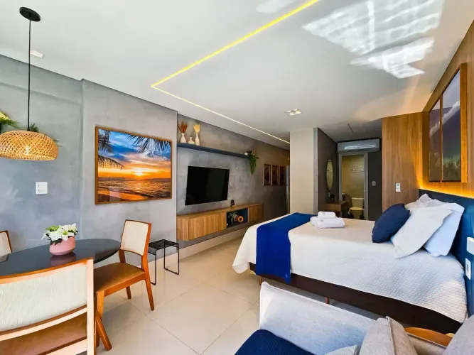 Art Studio Residence, Studio 30m, vista mar, Mobiliado