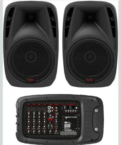 Caixa de Som Portátil HH Audio VRC-210 Bluetooth 500W(2x)