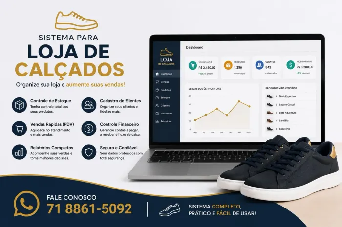 SISTEMA PARA LOJA DE CALÇADOS