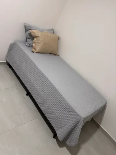 Cama de Solteiro com Colchão - Ortobom