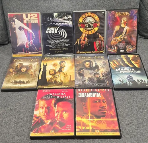 Coleção de DVDs - Shows e Filmes Clássicos Originais a partir de R2 12,00