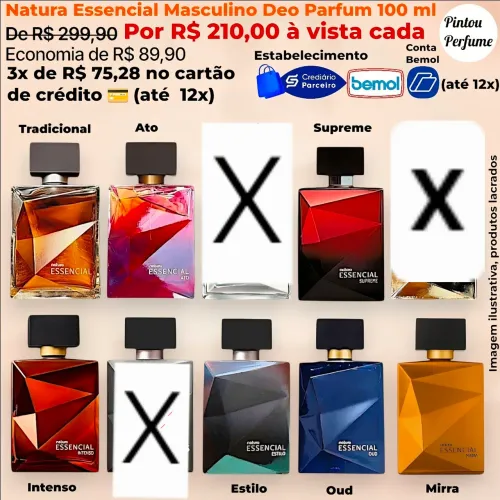 Essencial Natura 100 ml em Promoção