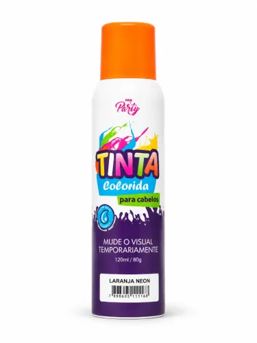 Tinta Colorida Spray Neon Para Cabelo -  150ml