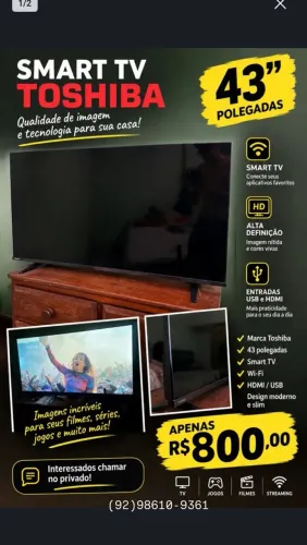 Tv TOSHIBA 43 POLEGADAS