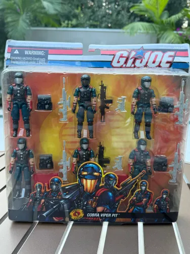 Gi Joe Cobra Viper Pit Set Comandos em Ação