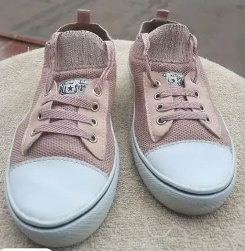 tênis converse all star estilo meia rosê 37