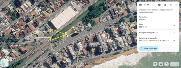 Área Comercial 630 M², Fte Amaral Peixoto em Praia Campista - Macaé - RJ