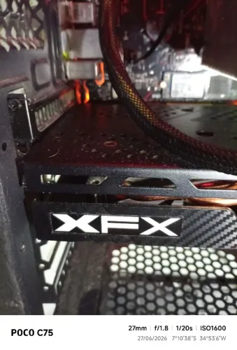 Placa de vídeo RX 580 8 gigas XFX ORIGINAL 