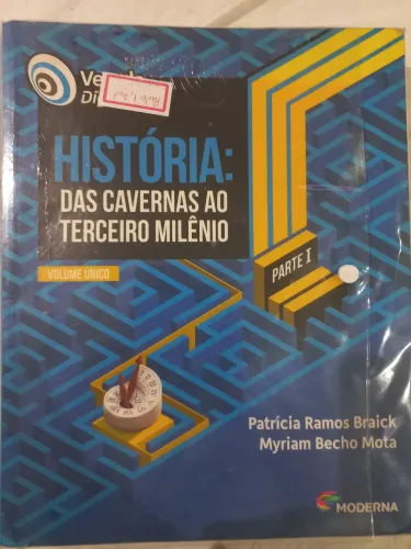 Livro História das Cavernas ao terceiro milênio, volume único, 1 ano. Box com parte 1, 2,3