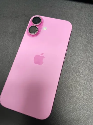 iPhone 16 rosa 128g com 91% de bateria