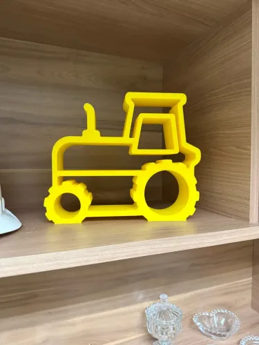 Trator decorativo 3D - Linha Agro