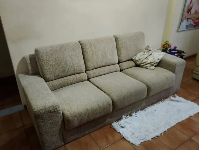 Sofá reclinável 3 lugares