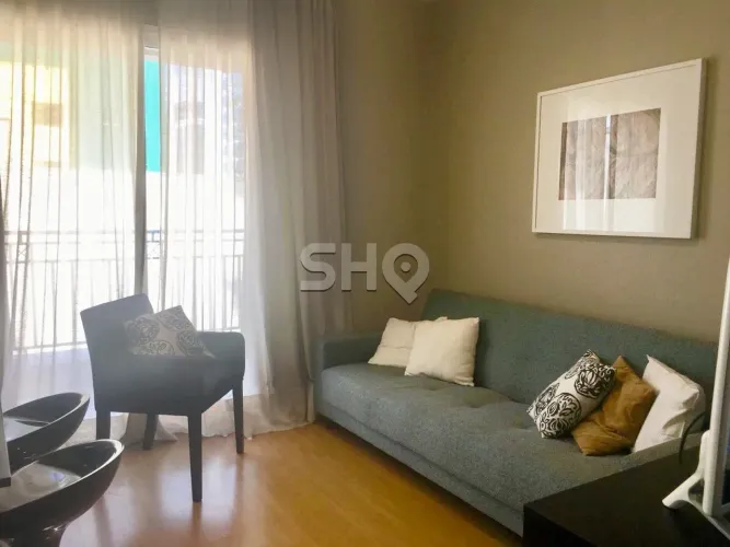 Apartamento Mobiliado com 1 Quarto e 1 banheiro para Alugar, 45 m² Higienopolis