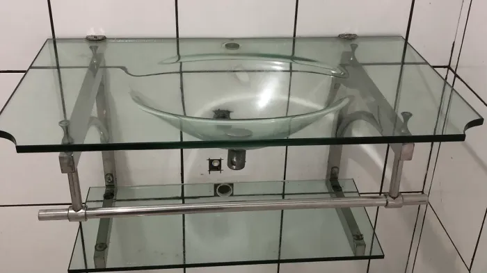 CUBA DE BANHEIRO EM VIDRO