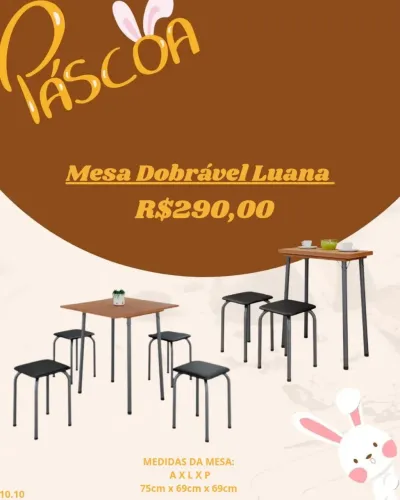 Mesa Dobrável Luana